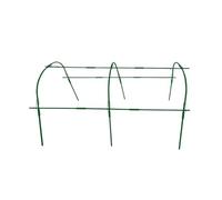 Hoopde - Kit per letto a pianta rialzata, 120 x 50 x 40 cm, per letti rialzati, leggeri, resistenti alle intemperie, flessibile in PVC per letti di piante rialzate, supporto per c