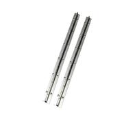 Hoopever Confezione da 2 cerniere per pianoforte in acciaio inox cromato, apertura a 270°, stile moderno, 600 mm