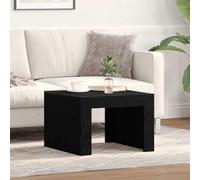 Hoopleep Modern Coffee Table for Living Room, Black Oaklook Wood Material Rettangular Center Table, Durable Wood Composite Construction, Stylish & Functional for Home Lounge, Easy Assembly
