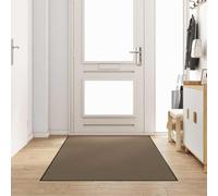 Hoopleep Modern Entryway Floor Mat, Beige and Black, 120 x 250 cm, Polipropilene & Vinile, Non-Slip, Durable Indoor Area Rug for Hallways, Kitchen, Bedroom, Living Room