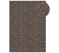 Hoopleep Tufted Doormat, 40 x 60 cm, marrone scuro, non scivola, in gomma, resistente all'umidità e al mildew, in polipropilene per entryway, Hallway, Laundry Room, and Covered Outdoor Use