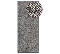 Hoopleep Tufted Entryway Floor Mat, 60 x 150 cm, colore marrone chiaro, non scivola, in gomma resistente, per cucina, Laundry, Hallway e aree esterne coperte