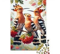 Hoopoe Birds Perched Puzzle Giochi 1000 Pezzi Regalo Per Lui E Per Lei Arte Animal Puzzle Adulti Idea Regalo Per 70x50cm/1000pcs