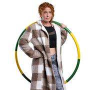 HOOPOMANIA Booster Hoop [0,85 kg] Hulahoop per dimagrire - rendere più pesante l'hula hoop