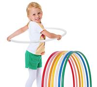 HOOPOMANIA Hula Hoop bambini unicolore [Ø60cm - bianco] Hula Hoop bambini a partire da 3 anni