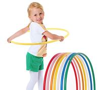 HOOPOMANIA Kids Hula Hoop monocolore [Ø75cm - giallo] Hula Hoop per bambine e bambini
