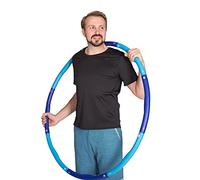 HOOPOMANIA Might Hoop [2 kg] Hula Hoop per uomini e donne - Hula Hoop con peso