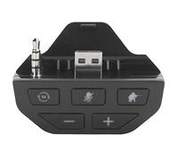 Hoopoocolor Adattatore per Cuffie Adattatore per Controller a più modalità Convertitore per Cuffie per Xbox One Wireless Gamepad, Basta Plug And Play, Ricevi Chat e Giochi Stereo(Nero)