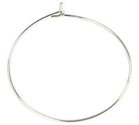 Hoops, D :. 30 millimetri, 6 pc argento placcato,