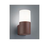 HOOSIC APPLIQUE CILINDRICA DA PARETE PER ESTERNI IP44 RUGGINE O ANTRACITE ATTACCO E27 MODERNA