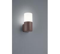 HOOSIC APPLIQUE DA ESTERNO FUSIONE DI ALLUMINIO COLORE RUGGINE H. 17,5CM 1 LUCE ATTACCO E27