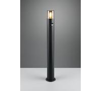 HOOSIC PALO ALTO DA ESTERNO ANTRACITE CON DIFFUSORI FUME' E SENSORE DI MOVIMENTO IP44 H. 80CM 1 LUCE ATTACCO E27