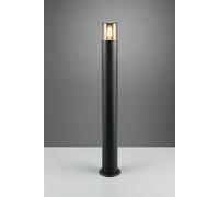 HOOSIC PALO ALTO DA ESTERNO ANTRACITE CON DIFFUSORI FUME' IP44 H. 80CM 1 LUCE ATTACCO E27