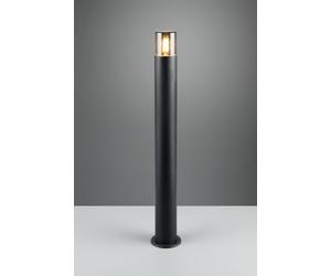 HOOSIC PALO ALTO DA ESTERNO ANTRACITE CON DIFFUSORI FUME' IP44 H. 80CM 1 LUCE ATTACCO E27