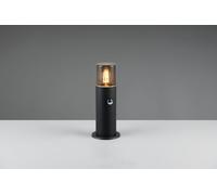 HOOSIC PALO DA ESTERNO ANTRACITE CON DIFFUSORI FUME' E SENSORE DI MOVIMENTO IP44 H. 30CM 1 LUCE ATTACCO E27