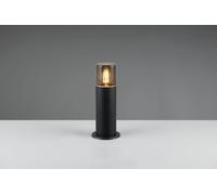 HOOSIC PALO DA ESTERNO ANTRACITE CON DIFFUSORI FUME' IP44 H. 30CM 1 LUCE ATTACCO E27