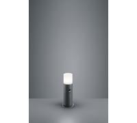 HOOSIC PALO LED CILINDRO ANTRACITE E DIFFUSORE BIANCO CON SENSORE DI MOVIMENTO H.30 CM 1 LUCE ATTACCO E27