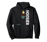 Hoosier National Forest Design Verticale Indiana Felpa con Cappuccio