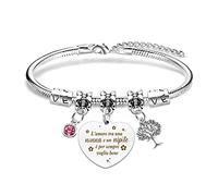 Hoosmoon Bracciale Nonna Regalo Nonna Regali Nonna Compleanno Nonna Idee Regalo, Regalo Nonna Compleanno Regali Nonna Idee Regalo per la Nonna Regalo Festa Della Nonna Regali Sotto I 10 Euro Regalo