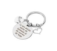 Hoosmoon Idee Regalo Portachiavi per Migliore Amica Compleanno Speciale Collega, Originale, per Amicizia Donna Laurea Sorella