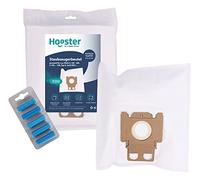 Hooster 20 sacchetti per aspirapolvere adatti per Miele AirClean tipo K / Swirl M52 | 5 stick deodorante (Ocean Fresh) | tessuto non tessuto a 5 strati