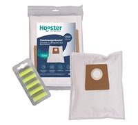 Hooster 20 sacchetti per aspirapolvere Siemens Z 7.0 VSZ7330 + 5 bastoncini deodoranti (limone) | Materiale tessuto non tessuto a 5 strati - Confezione da 20 pezzi con 2 microfiltri