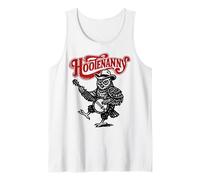 Hootenanny! Funny Banjo Owl Country Bluegrass Cottagecore Canotta