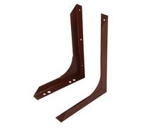 HOOTNEE 1 Paio Di Staffe in Metallo Vintage Per Mensole Buddiste Da Parete Supporto Robusto E Affidabile Tua Mensola in Ferro Staffe Per Mensole Sospese Stabili E Sicuri