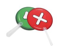 HOOTNEE 10 Palette Di Plastica Per Risposte Degli Studenti Strumenti Per Coinvolgimento in Classe Segnali Di Voto Per Attività Scolastiche Interattive