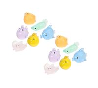 HOOTNEE 12 Mini Decorazioni Per Acquari A Forma Di Animali Oceanici Che Si Illuminano Al Buio Piccole Statuette Di Pesci Per Decorazioni Acquatiche Fai Da Te Realizzate in Resina