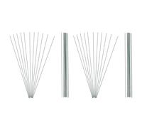 HOOTNEE 180 Pezzi Steli Floreali Artificiali, Filo Floreale Verde in Ferro e Plastica, 40cm, per Composizioni Floreali Artificiali e Ghirlande, Facile da Modellare