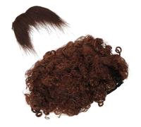 HOOTNEE 1set Costume Da Pirata Con Parrucca e Barba Finta Di Accessori Cosplay Per Halloween e Feste Tema Include Parrucca Sintetico e Barba Per Look Autentico