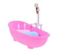 HOOTNEE 1set Miniature Bathroom Props Vasca Da Bagno Giocattolo Miniatura Per Casa Delle Bambole Accessorio Divertente Per Gioco Di Ruolo Include Saponi Colorati Senza Batteria Perfetta