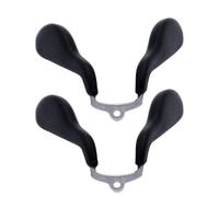 HOOTNEE 2 Pezzi Naselli per Occhiali Nero in Silicone e Metallo Antiscivolo | Occhiali e Montature Intere, Contatto Delicato sulla Pelle, Riduce i Segni Sul Naso