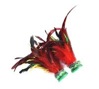 HOOTNEE 2 Pezzi Volani Jianzi Fatti a Mano 20 CM Colorati Gioco Sportivo Tradizionale Cinese per e Adulti Miglioramento Coordinazione e Forma Fisica