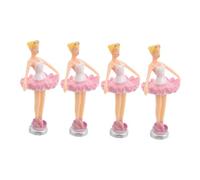HOOTNEE 4pezzi Eleganti Ballerina Per Scatola Musicale Figurine Rotanti Decorativi Per Decorazioni e Regali