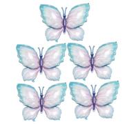 HOOTNEE 5 Palloncini in Alluminio a Forma di Farfalla Palloncini Modellabili in Foil per Feste di Compleanno e Decorazioni per Eventi Accessori Fotografici per Celebrazioni All’Aperto e