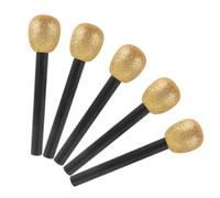 HOOTNEE 5pezzi Microfoni Finti in Plastica Accessori Per Microfono Retrò Giocattoli Per Feste Modelli Microfoni Finti Per Costumi