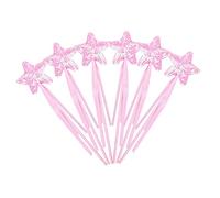 HOOTNEE 6pezzi Bacchette Glitterate Per Compleanno e Cosplay Regali Per Accessori Per Costumi Fate e Folletti