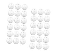 HOOTNEE 80 Pezzi Inserti Sonagli Bianchi in Plastica per Giocattoli Ragazzo Ragazza Palline Silenziose per Riparazione e Te Bambole e Animali Peluche