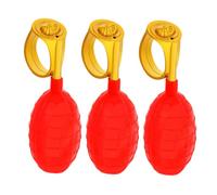 HOOTNEE Anello Spruzzo Scherzo Rosso 3 Pezzi in Plastico, Divertente e Facile da Usare, Gioco Creativo per Feste di Pesce D'aprile e Intrattenimento Indoor