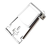 HOOTNEE Banjo Tailpiece String Metallo Sostituzione Facile Per Strumenti Musicali Accessorio Per Banjo Finitura Cromata Alta Durabilità e Stabilità Dei Suoni