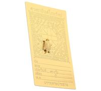 HOOTNEE Carta Religiosa Decorativa Oro Senza Bave Adesivo Resistente per Donne in Templi e Luoghi di Culto
