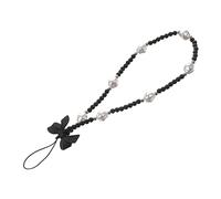 HOOTNEE Ciondolo Per Telefono Con Cinturino Perle e Fiocco Elegante e Leggero Accessorio Pratico Per Smartphone Tracolla Sicura e Stile Unico Per Uso Quotidiano