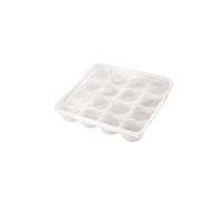 HOOTNEE Contenitore Per Cupcake Da Cavità Con Coperchio Scatola Trasparente Per Conservazione Torte e Muffin Adatta Per Picnic e Feste Sicura Per Microonde e Lavastoviglie Materiale