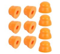HOOTNEE Coperture di Sicurezza per Bulloni 10 Pezzi Tappi in Plastica Arancione per Attrezzature da Parco Giochi Esterno Scivoli per Ragazzi