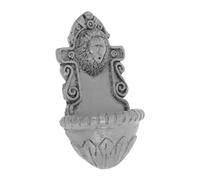 HOOTNEE Decorazione Da Parete Miniatura Testa Di Leone Reale Accessorio Per Casa Delle Bambole Scultura Animali Unici Scena Di Piscina in Miniatura
