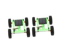 HOOTNEE Kit Scientifico Stem Fai da Te 2 Pezzi per Auto Solare Verde Motore Elettrico Giocattolo Educativo per Esperimenti Scientifici e Progetti di Ingegneria Adatto a Scuola e Casa