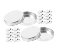 HOOTNEE Palette Vuote per Ombretti 30 Cialde Rotonde 20 MM Vaschette in Alluminio per Trucco Fai da Te e Astuccio Leggero per Bambine e Viaggi