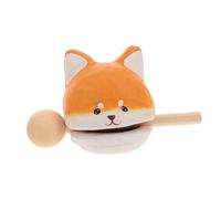 HOOTNEE Pesce Di Legno A Forma Di Cane Strumento A Percussione Buddista Zen Blocco Rituale Tempio in Legno Per Meditazione E Decorazione Da Scrivania